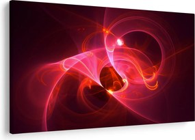 Modern rózsaszín absztrakció képe (90x60 cm)