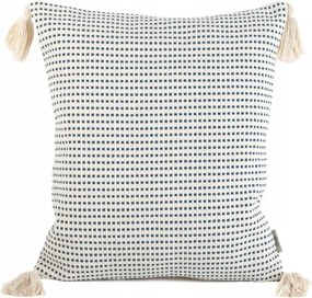 Dekoratív párnahuzat PALERMO-3A Tc 45x45 sötétkék