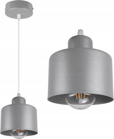 Függő Mennyezeti Lámpa Csillár Egyszeres Fekete Fehér Konyhába Loft Stílus