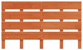 viaszbarna tömör fenyőfa fejtámla 120 cm
