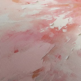 Kép - Rózsaszín absztrakt (120x50 cm)