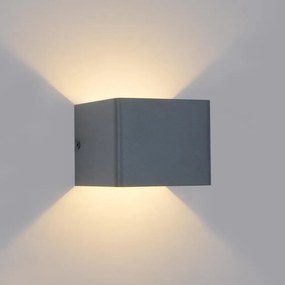 Brilagi - LED kültéri fali lámpa DONNANI LED/5W/230V 10 cm antracit IP44