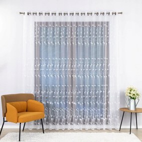 Függöny Finomság Átvezetőkkel, Függöny Finom Virágokkal 550X230