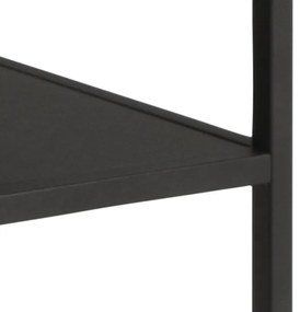 CORA dohányzóasztal tölgy/fekete színben