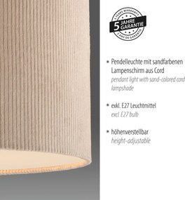 Paul Neuhaus modern függeszték green duro bézs pln14892-39