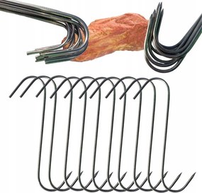 Füstölő Horog Hús Füstöléshez Kolbász Szett 10 Db 20CM