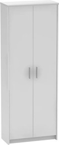 Kétajtós szekrény, fehér, JOHAN 2 NEW 05