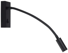 Kanlux 32522 - TONIL LED flexibilis lámpa 2,7W/230V fekete