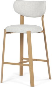 AUB-L3125 OAK fehér szövet bárszék