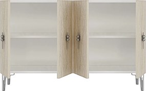 Salkım 120 - White, Travertine, Silver