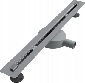 Proline 70 cm inox lineáris lefolyó csempe alá Gamma acél