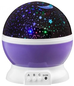 Projektor LED Starlight - lila