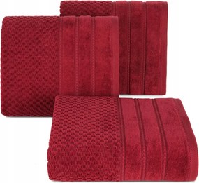 Adore pamut törölköző 50x90 Eurofirany piros, rizsmintás