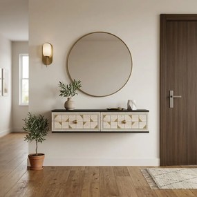 Moka 120 - Anthracite, Travertine, Gold