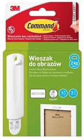 Műanyag képkeret akasztó, 1 db, 3M SCOTCH Command™ (U3M170401)