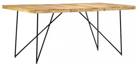 tömör mangófa étkezőasztal 180 x 90 x 76 cm