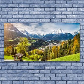 Akrilkép Alps Landscape 125x50 cm