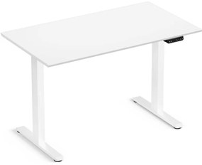Elektromosan állítható magasságú íróasztal 120x67cm fehér | LVN System Control Flex+