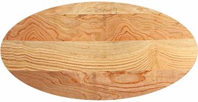 vidaXL világosbarna tömör akácfa ovális alakú asztallap 120x60x2 cm