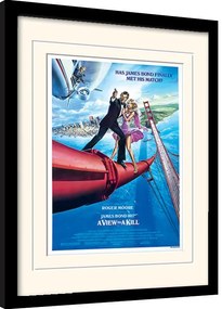 Keretezett poszter James Bond - A View To A Kill