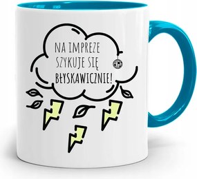 Bulizóknak Kék Bögre nyomott mintával, fényképpel