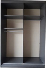 Bill 1 138 Tolóajtós Szekrény 138cm, Grafit