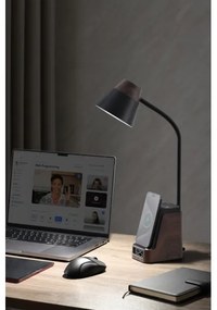 Immax 08999L - LED+CCT dimmelhető asztali lámpa vezeték nélküli QI töltővel IDEAL LED/8W/230V barna