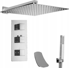 Zuhanyszett falsík alatti esőztető 30 cm