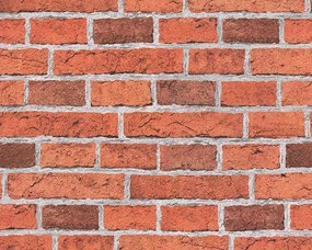 Fali tapéta piros régi tégla fal papír tapéta