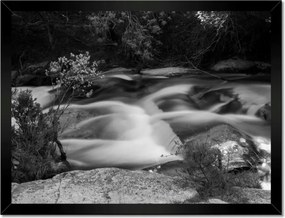 Poszterek keretben 40x30 Hosszú folyó az erdőben
