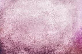 Kép - Mandala rózsaszín falon (90x60 cm)