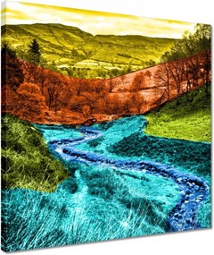 Vászonkép 40x40 Hegyi táj Tájkép