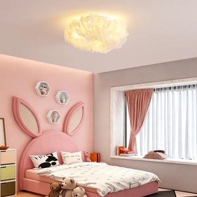 BRILAGI - Mennyezeti lámpa FEATHER 3xE27/40W/230V átm. 40 cm fehér