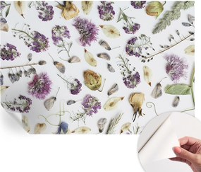 Öntapadós fali fotótapéta Hálószobába Szárított virágok 152x104 cm