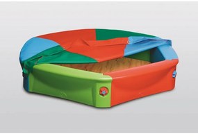 Gyerek műanyag homokozó ponyvával , átmérő 120 cm