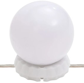 LED Tükrös Szekrény Fekete Tölgy - 90x31.5x62 cm