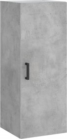 vidaXL betonszürke fali szekrény 34,5 x 34 x 90 cm
