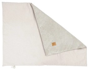 Krémszínű kordbársony gyerek takaró 100x77 cm – Meowbaby