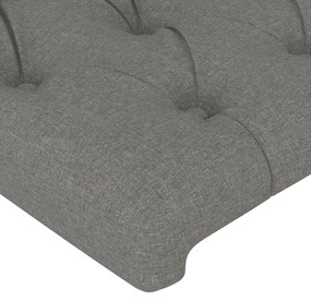 Fejtámla boxspring ágyhoz 90 cm sötétszürke