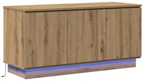 TV Szekrény Tölgyfa 100x38x49 cm Szerelt Fa