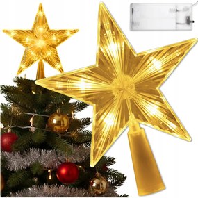 Csillag KarĂĄcsonyfa CsĂșcs 10 Led VilĂĄgĂtĂł DĂsz CsĂșcs 15 CM Meleg FehĂ©r