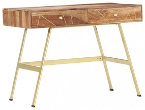 fiókos tömör kelet-indiai rózsafa íróasztal 100 x 55 x 75 cm