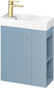 Cersanit Larga szekrény 49.2x21.5x55.1 cm Függesztett, mosdó alatti kék S932-065-DSM