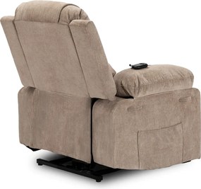 FENIX elektromos masszázsfotel felállás segítő funkcióval bézs