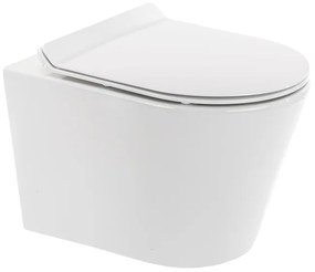 Ride fali, rimless WC soft close ülőkével