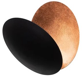 LED Fali lámpa YOSMA LED/5W/230V 3000K fekete/réz