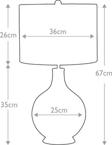 Elstead modern asztali lámpa orb sárgaréz elsorb-clear-ab-blk