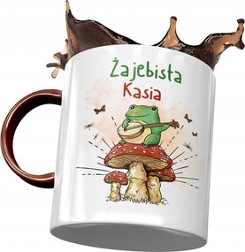 Bordó Bögre Kasi Barátnő Feleség Ajándék Nyomtatott Fotóval