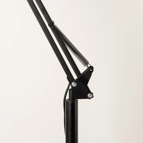 Brilagi - Flexibilis állólámpa TASKER 1xE27/60W/230V 184 cm fekete
