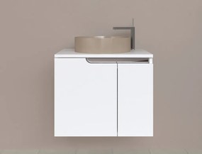 Piramida EURIDIKA fali fürdőszobabútor - mosdópult mosdó nélkül -2 ajtós - 65 x 48 x 53 cm